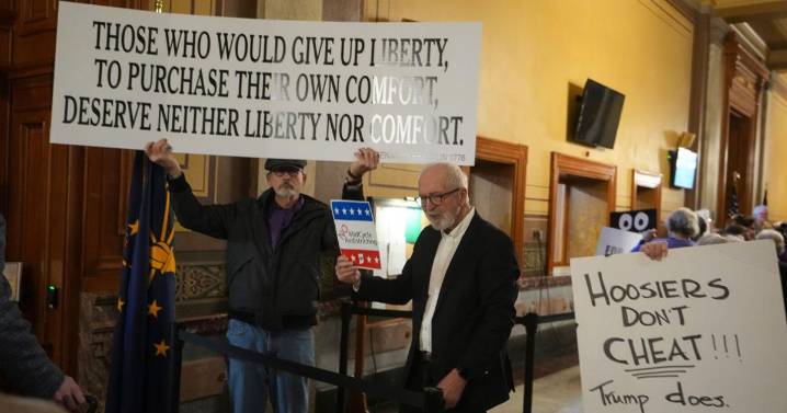 Indiana Republicans block Trump's redistricting push in a rare break with the president