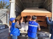 Entregan insumos básicos a damnificados por siniestros