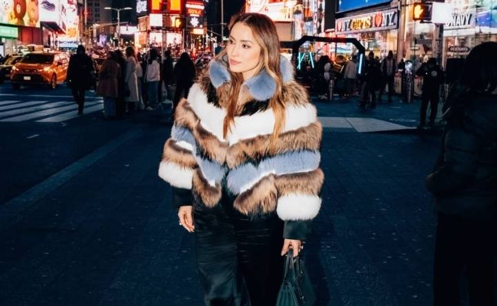 La fur jacket de Cynthia Rodríguez que todas quieren este invierno