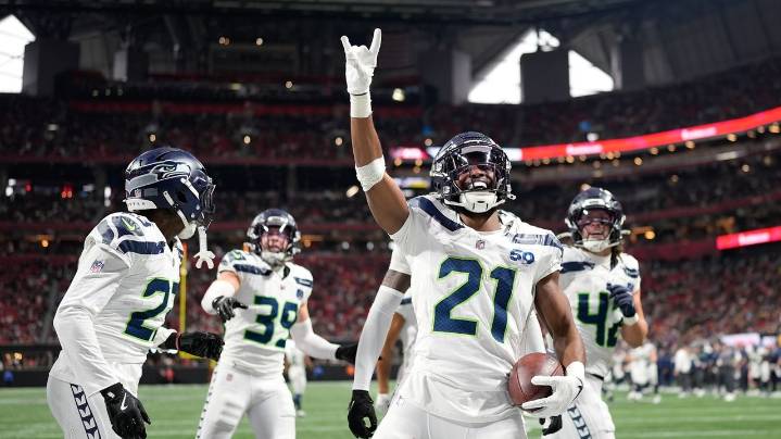 Rashid Shaheed returns kickoff 100 yards for TD and Seahawks blow away hapless Falcons 37