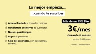 Aprovecha nuestros descuentos exclusivos y accede a nuestro contenido ilimitado por menos de la mitad de precio