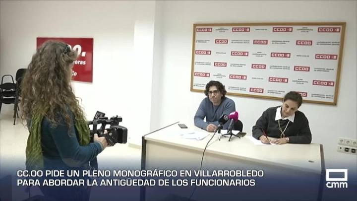 CC. OO. pide un pleno monográfico en Villarrobledo para abordar la antigüedad de los funcionarios
