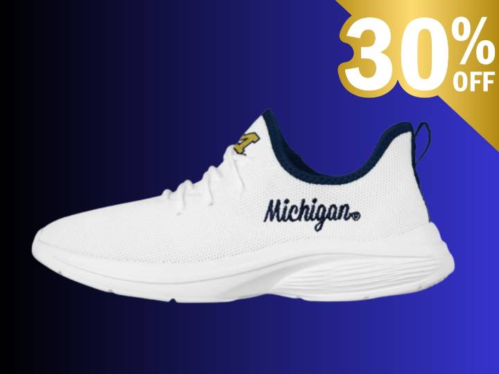 FOCO is having a huge sale on these stylish Michigan Wolverines women’s sneakers