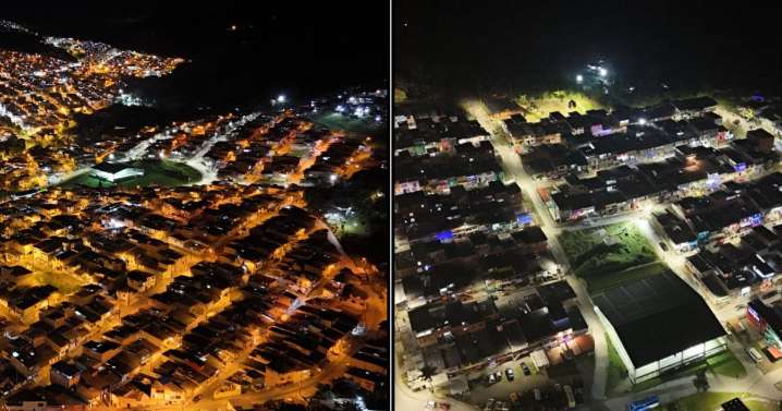 Pintan Manizales de blanco: fotos del cambio de color del alumbrado público, han modernizado 23 mil luminarias