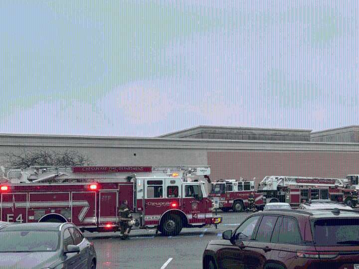 Greenbrier Mall closes for the day after fire inside store