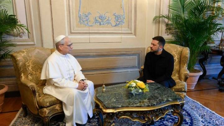 Zelensky se reunió con el papa León XIV mientras promete respuesta a plan de paz de Estados Unidos