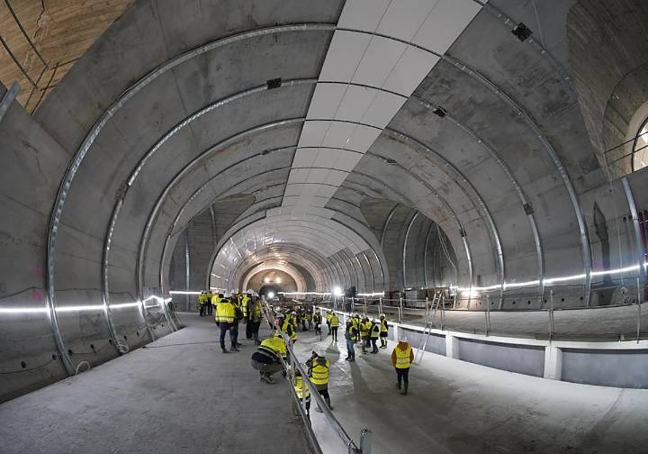 La obra de estación Centro-La Concha avanza y la pasante soterrada del Topo estará concluida «en el primer semestre de 2026»