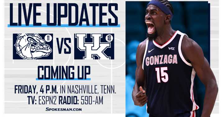 Live updates: No. 11 Gonzaga takes on No. 18 Kentucky in Nashville