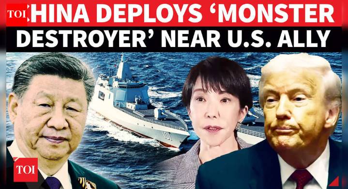 China Deploys 'Deadliest Warship' At Japan Doorstep; ‘Sea Beast’ Nanchang Type 055 On The Move