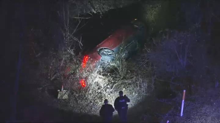 Suspect arrested, gun found, after chase and crash, police say