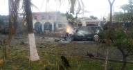 Estalla coche bomba frente a comandancia policial de Coahuayana, Michoacán; hay un muerto y 10 heridos