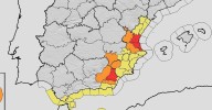 Alerta roja por lluvias torrenciales en las comarcas del Valle del Almanzora y Los Vélez