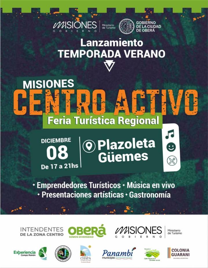 La Zona Centro de Misiones se activa: Oberá será sede de una jornada que promueve la integración regional