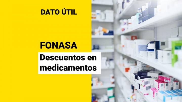 ¿Eres afiliado a Fonasa? Así puedes acceder a descuentos en medicamentos en farmacias