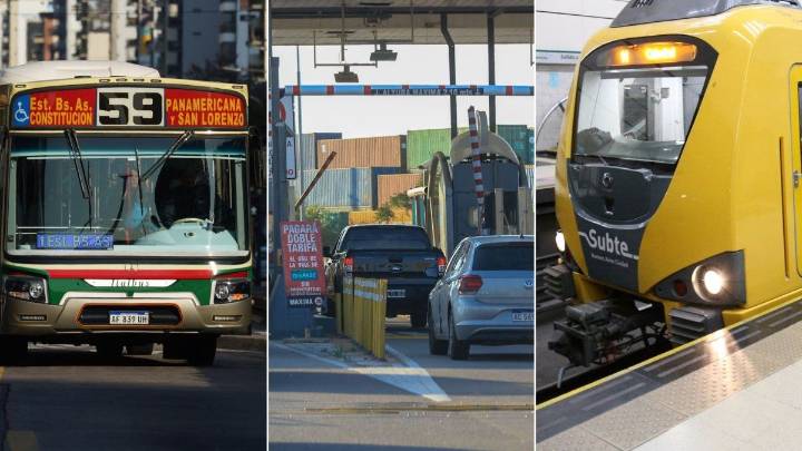 Aumentan las tarifas de transporte y peajes en la Ciudad y el AMBA