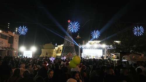 Christmas celebrations return to Bethlehem after 2 years of war in Gaza