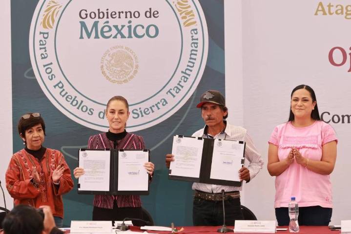 Sheinbaum devuelve tierras históricas a comunidad indígena en Chihuahua