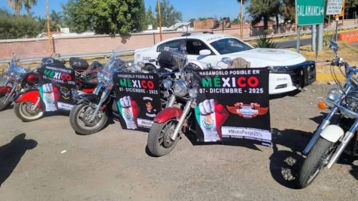 Protestan bikers y reclaman peaje: Acusan que las cuotas actuales no corresponden al peso ni al desgaste