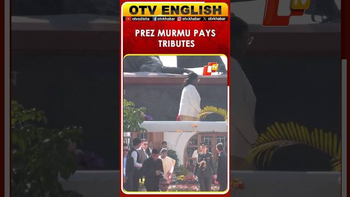 President Murmu Pays Floral Tributes At Nupi Lal Memorial Complex