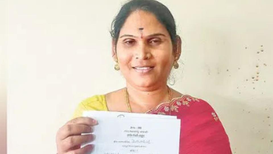 Transgender filed nomination in Mancherial 'Grampanchayat elections'