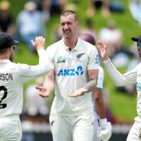 New Zealand lose Tickner as West Indies all out for 205
