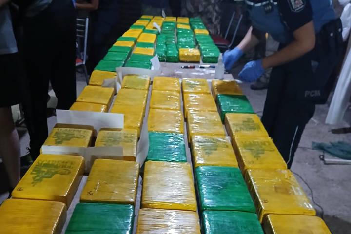 Mendoza: secuestran 91 kilos de cocaína en Guaymallén