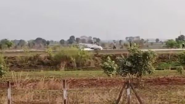 Major accident averted as training aircraft crashes after scraping power line in Seoni, MP