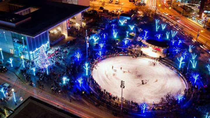 Rosa Parks Circle Ice Rink opening for the season this week