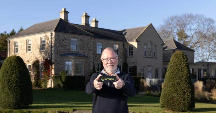 Warwickshire grandad wins £5m prize including his 'very own Downton Abbey'