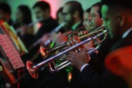 Asisten alcalde y su esposa al concierto Blanca Navidad Sinfónica