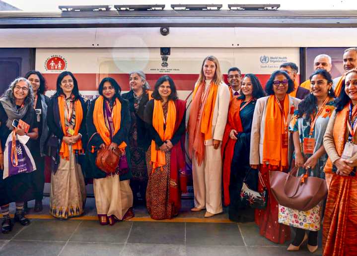 Health ministry, WHO launch awareness campaign in Delhi Metro on women’s health & well