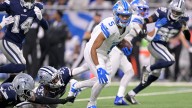 Lions keep playoff hopes alive with 44