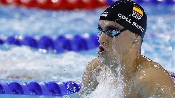 Carles Coll bate el récord de España de 100 braza en piscina corta