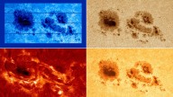 Rare images reveal active sunspots minutes before they unleashed powerful X-flares that caused November 2025's stunning auroras