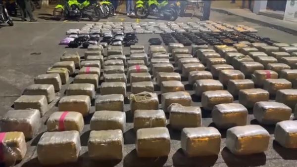 Policía Valle incauta 900 kilos de marihuana al interior de un vehículo
