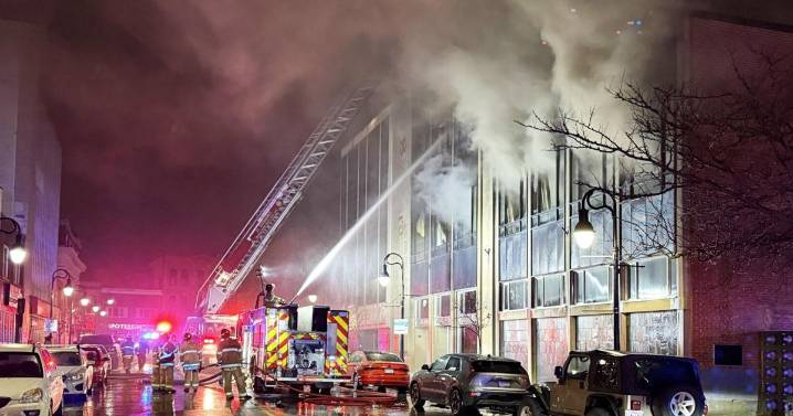 ‘It’s best days had ended’: Newspaper building consumed by flames, but memories remain