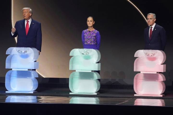 World Cup draw begins with Trump, Sheinbaum and Carney picking balls of their own nations