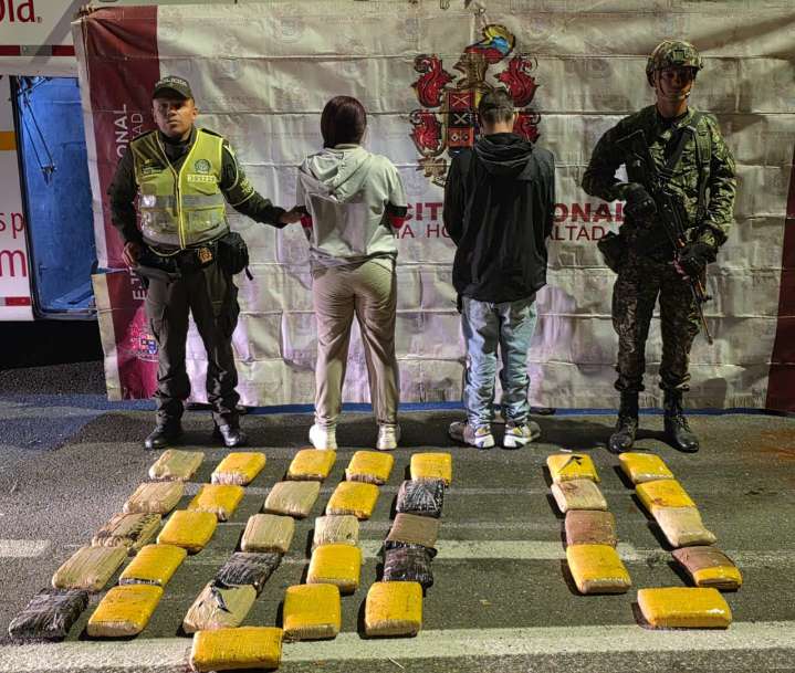 Tres detenidos con marihuana en La Línea, Quindío