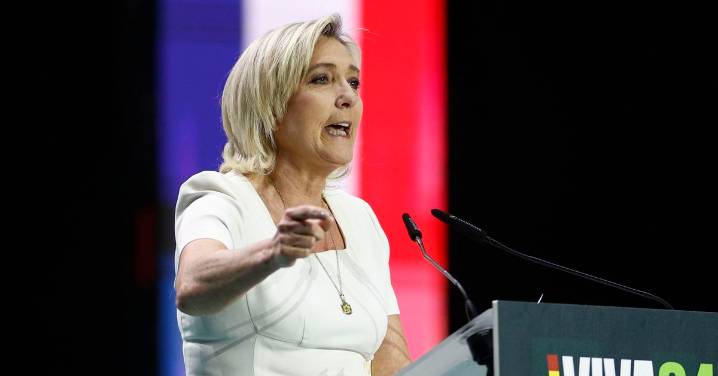 Le Pen será candidata al Elíseo si la Justicia lo permite