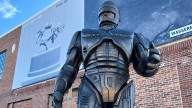 Detroit's own crime-fighter RoboCop finally stands guard in Motor City