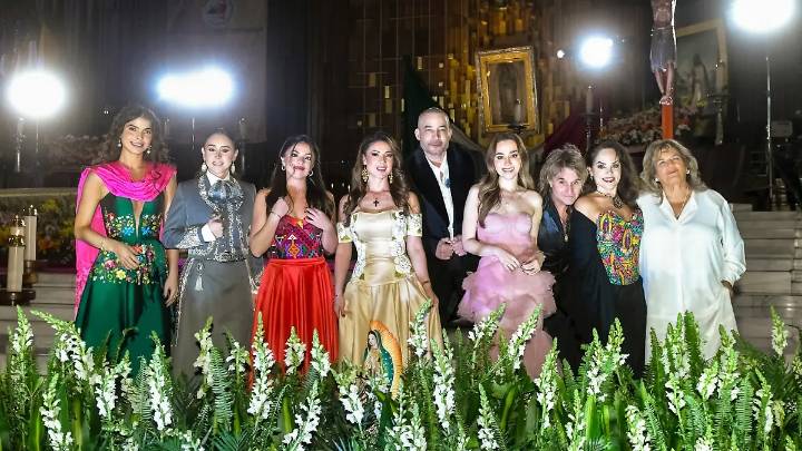 Carlos Rivera, Tatiana y Denisse de Kalafe cantan “Las mañanitas” a la Virgen de Guadalupe: así fue el homenaje