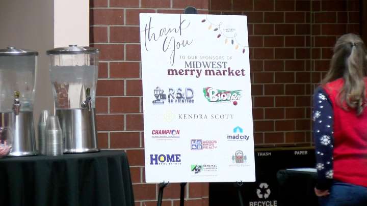 Downtown Lincoln's Midwest Merry Market supporting over 100 small businesses