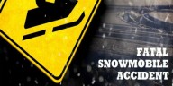Ohio man dies after snowmobile strikes utility pole