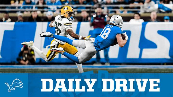 THE DAILY DRIVE: Isaac TeSlaa has "a little more swagger" this week. Lions will need him in biggest game of season.