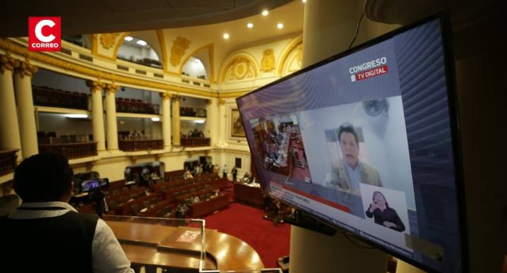 Congreso: Pleno no alcanza los votos para inhabilitar por 10 años a expresidente Pedro Castillo