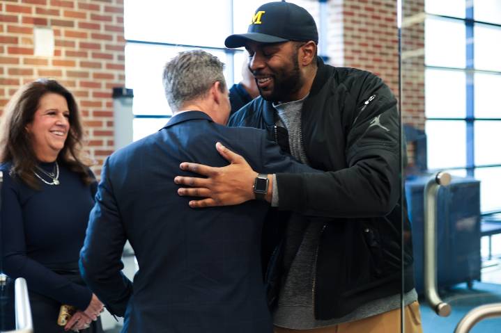 Dusty May on Sherrone Moore scandal: Michigan basketball can provide ‘hope and distraction’