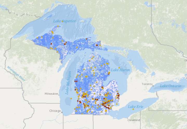 New map shows where PFAS are contaminating Michigan fish