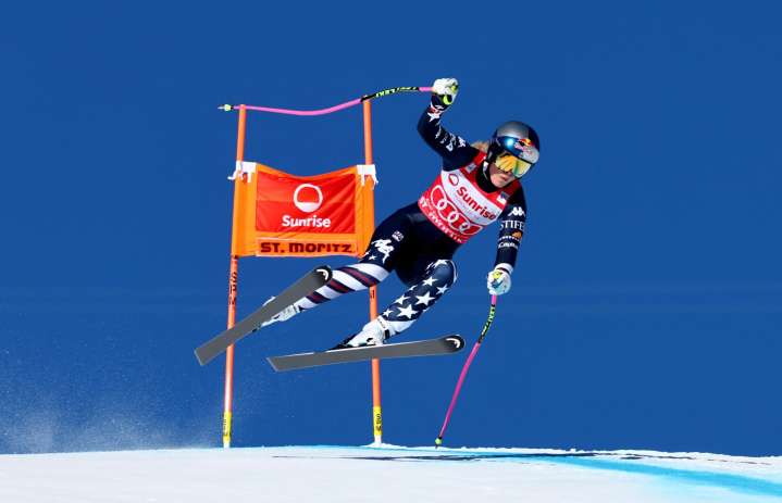 Aicher denies Vonn a St Moritz downhill double