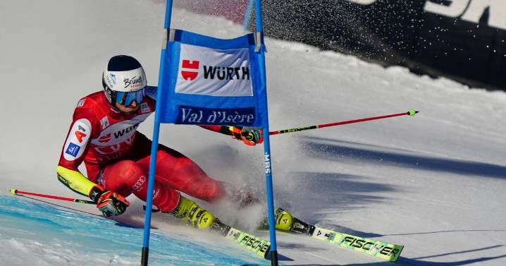 Austrian skier Stefan Brennsteiner leads 1st run of World Cup giant slalom in Val d'Isere
