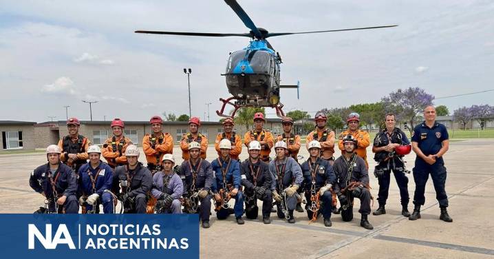 Se capacitó a miembros del Grupo Especial de Rescate de Bomberos de la Ciudad